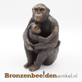 Apen beeldje in brons BBW1448