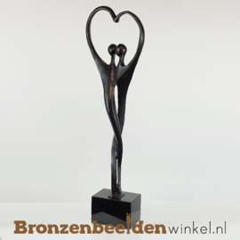 Afrikaans sculptuur "Samen voor altijd" BBW007br28