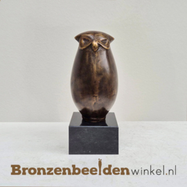 Uilen beeldje Art Deco stijl - kleine versie BBW37245