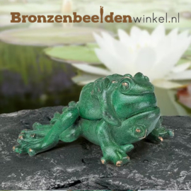 Kikker beeldjes in brons BBW37208