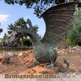 Bronzen draken beeld BBWR90167