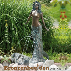 Tuinbeeld met water ''Zeemeermin'' BBWR88177