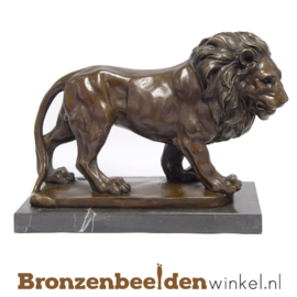 Bronzen leeuw beeld BBWJK20