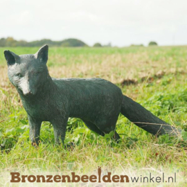 Beeld vos in brons BBWR88282