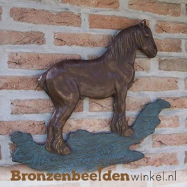 Muurdecoratie "Brabants trekpaard" BBW1237br