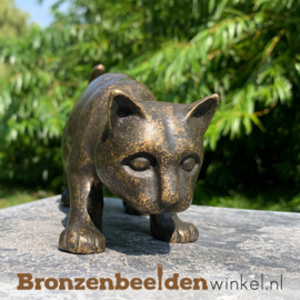 Kattenbeeldje van brons BBW0017br