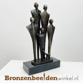 Herinnering overleden kind "Gezin 5 personen en vlinder" BBW006br20V