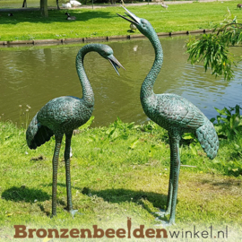 Vijverbeelden 2 kraanvogels BBW1178