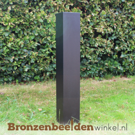 Granieten natuursteen sokkel 95x15x15 cm - dark finish