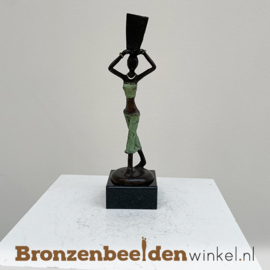 Afrikaans beeld "Lakeesha" 16 cm 	BBWST08KL15