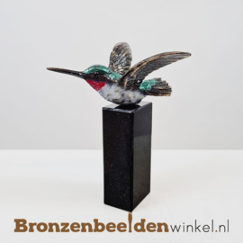 Vogel beeldje Kolibrie op sokkel BBWF6619fa