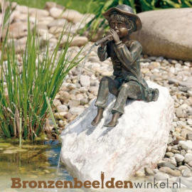 Tuinbeeld "Hans met fluit" BBWR88137