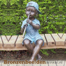 Spuitfiguur "Jongetje met fluit" BBW1391br