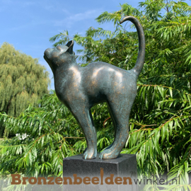 Bronzen kat beeld BBW2677br