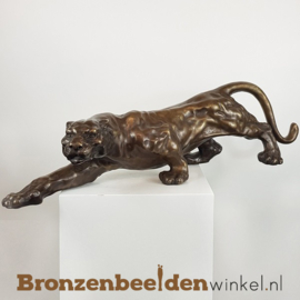 Bronzen panter beeld BBW0215