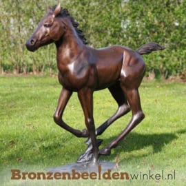 Brons paard beeld in galop BBW61165