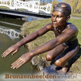 Vijverbeeld vrouw "De Zwemster" BBW1416br