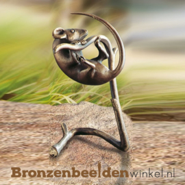Dieren tuinbeeld van een muisje BBW37072