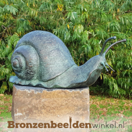 Bronzen reuzenslak beeld BBWAN0413BR