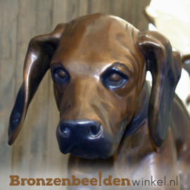 Bronzen beeld bloedhond BBW635