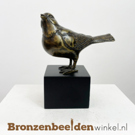 Asbeeld vogel in brons BBW80001