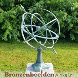 NR 4 | Dag van de huisarts cadeau ''Moderne zonnewijzer van brons'' BBW0107br