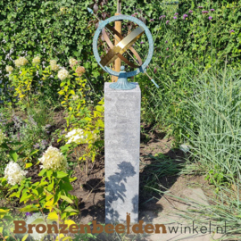 Tuin zonnewijzer van brons BBW1673br