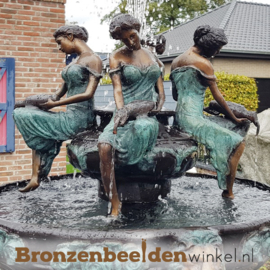 Bronzen fontein "De acht vrouwen" BBW47014