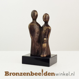 Hart onder de riem cadeau "Gezinsbeeldje 3 personen" BBW22002