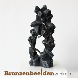 Broer zus beeld "De helpende hand" GRIJS BBW005br14