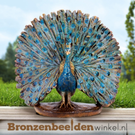 Bronzen pauwen