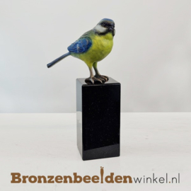 NR 7 | Kleine bronzen vogeltjes ''Pimpelmees op sokkel'' BBWF6530fa03
