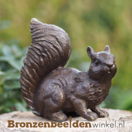 Bronzen beeldje van een eekhoorn BBWAN2206BR