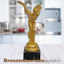 AANBIEDING Rolls Royce Spirit of Ecstasy beeld - goud BBW4187