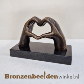 TOP cadeau 5 jaar getrouwd "Ik vind je super lief" BBW001br100