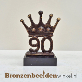 TOP 90 jaar vrouw cadeau "Kroonjaar 90e verjaardag"