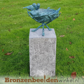 Vogelbad in brons BBW1815br