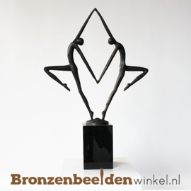 Kunst beeld "Dansend Paar" voor in huis BBW005br57