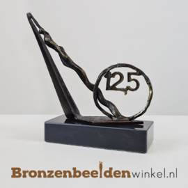 TOP 12,5 jaar bestaan bedrijf cadeau "De mijlpaal" met jaartal 12,5