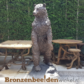 Beeld Grizzly beer in brons BBW59266