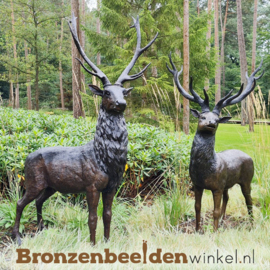 Groot bronzen herten beeld BBW47232