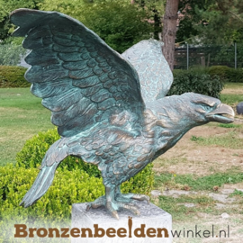 Bronzen steenarend beeld BBWR88349