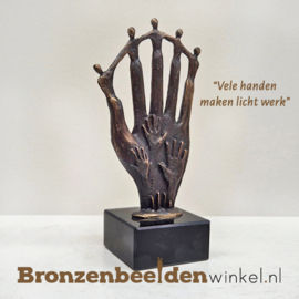 Zakelijk geschenk "Vele handen maken licht werk" BBW001br44