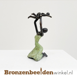 Afrikaans beeld "Miyanda en Yaro " 12 cm BBWST34KL15