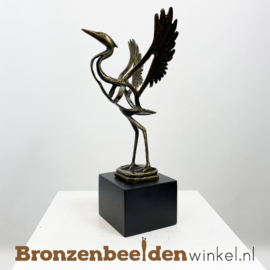 Asbeeld Kraanvogel in brons BBW81220