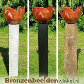 Gedenkbeeld "Bloem des Levens" - Rood