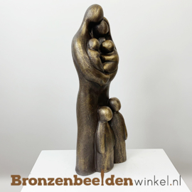 Tweeling cadeau "Jong gezin met 4 kinderen" BBW071br54