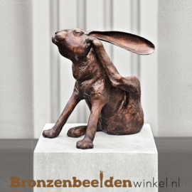 Hazen beeld in brons BBW94575