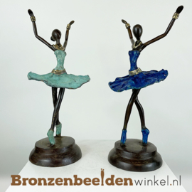 Afrikaanse ballerina beelden set "Klein"  28 cm BBW009br96