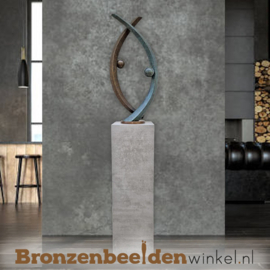 Groot modern beeld voor binnen "Liefde is Jij en Ik" BBW2899br